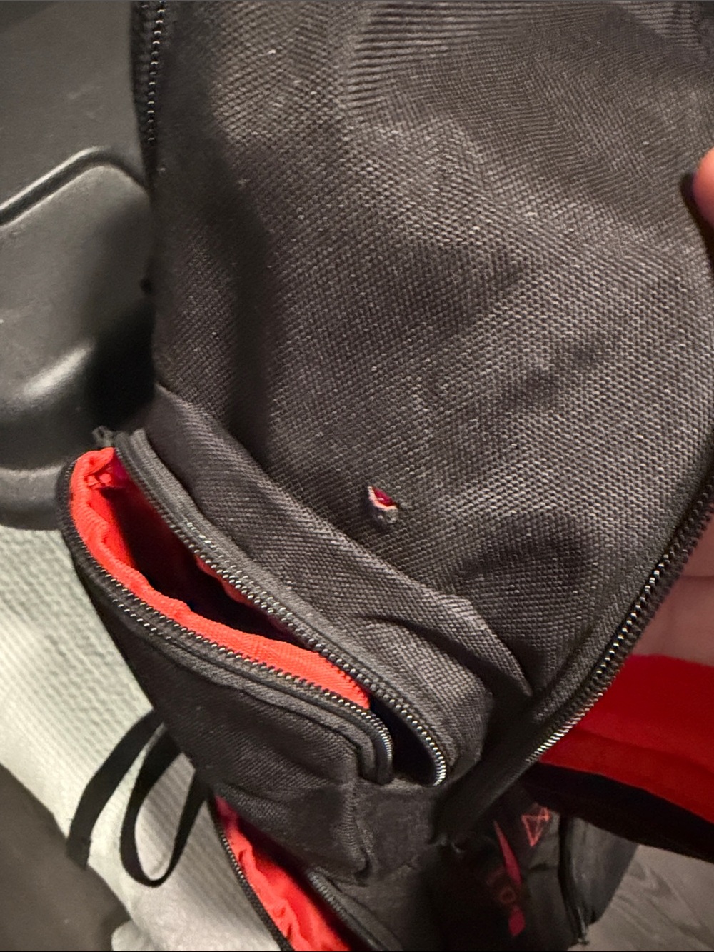 Oakley Black and Red Backpack - Picture 2 of 2